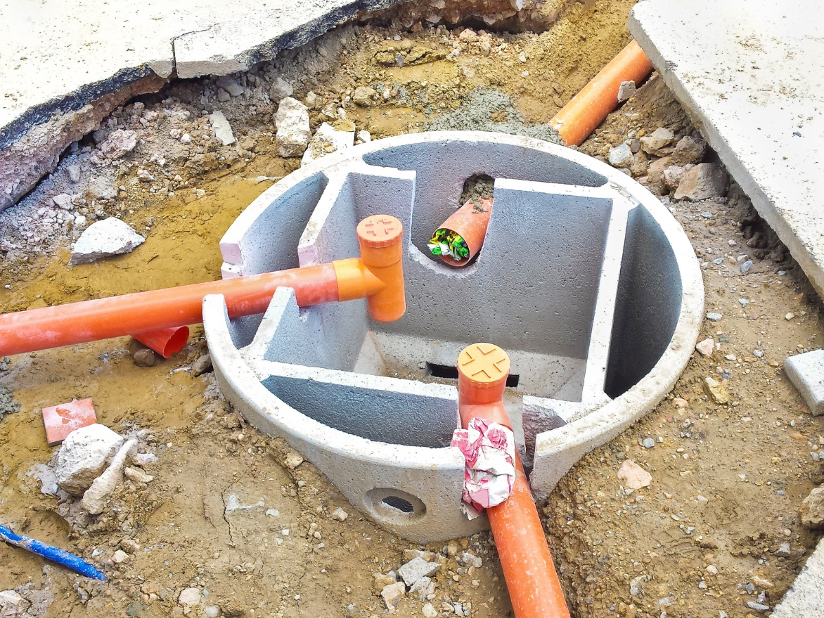 Drain Bros llc installs drainage chambers to fix sewer line issues or upgrade septic systems for better water flow and safety.