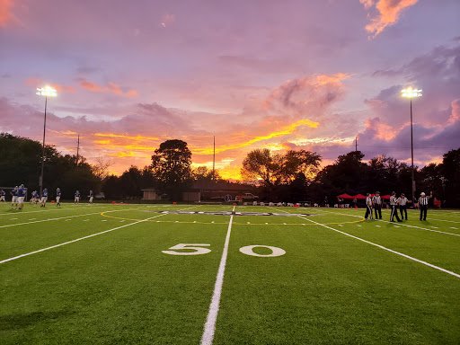 Drain Bros llc helps players enjoy a smooth, safe football game thanks to their new drainage system on the field.