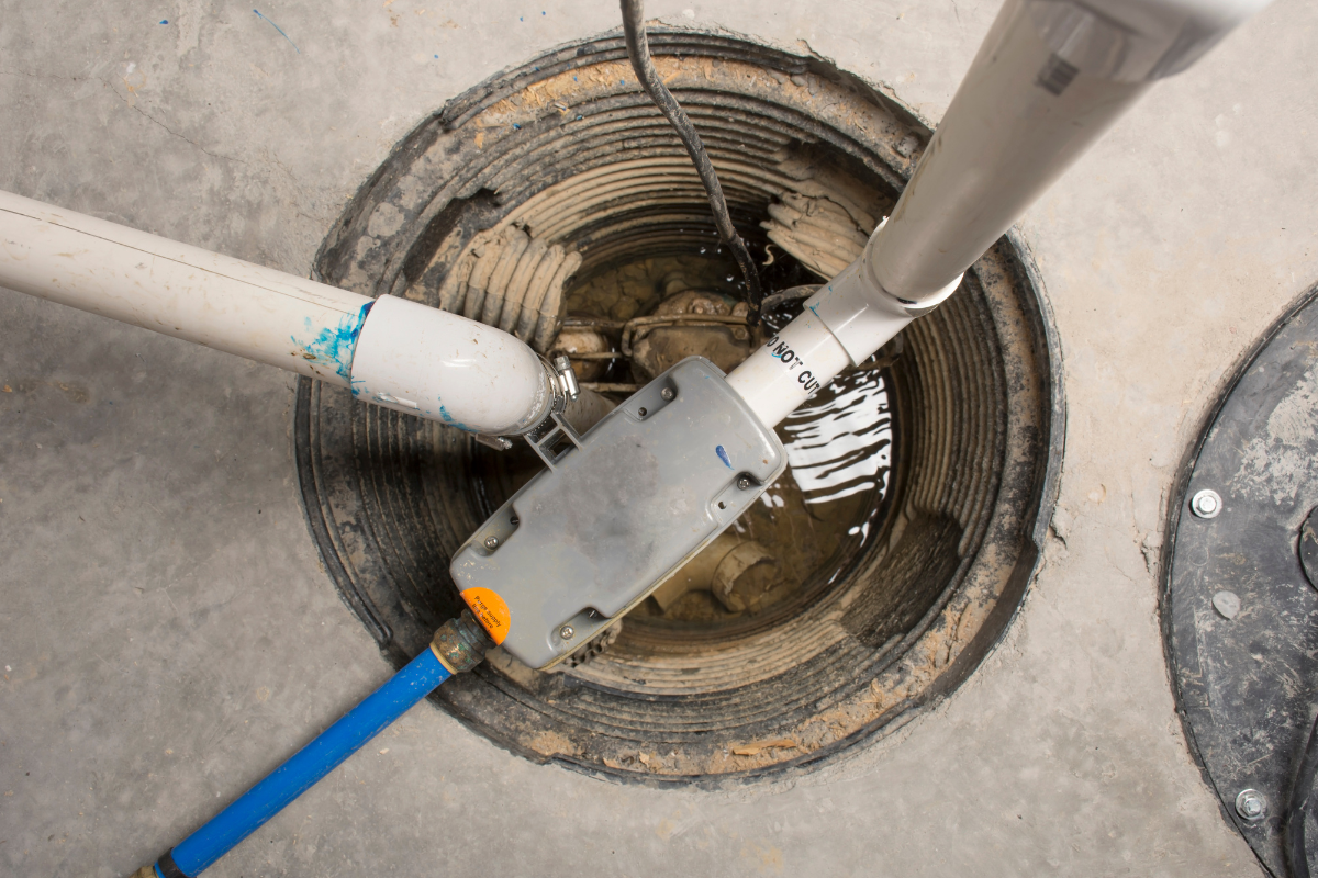 Drain Bros llc helps fix basement water and sewer line issues using a sump pump for home protection.